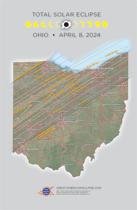 what time is the solar eclipse 2024 ohio